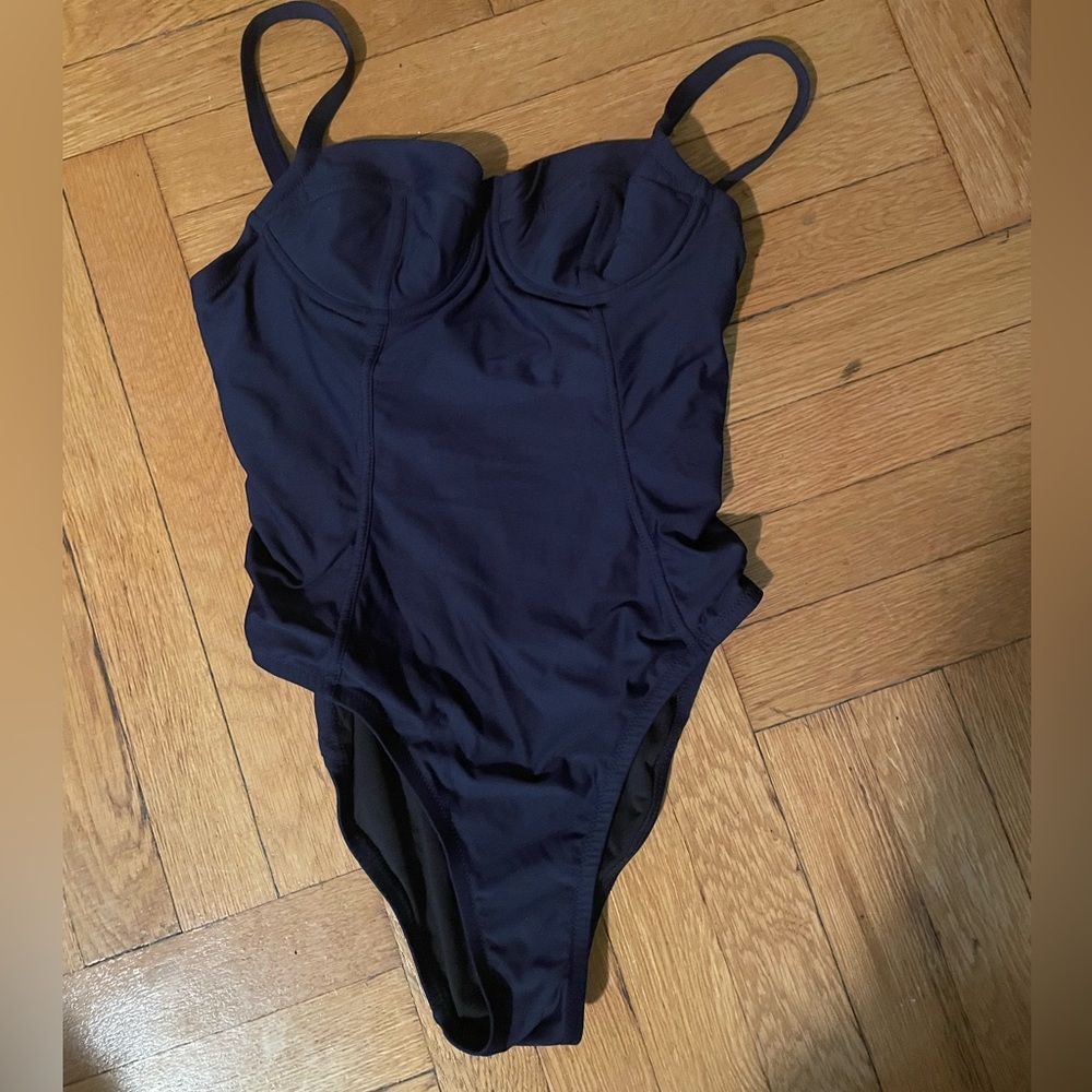 J. Crew Navy One-Piece